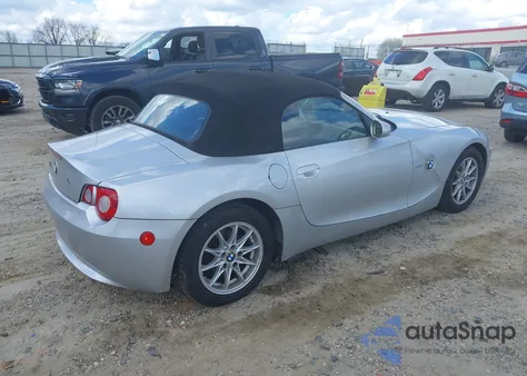2005 BMW Z4 2.5I из США, поврежденный, VIN 4USBT33535LS53791